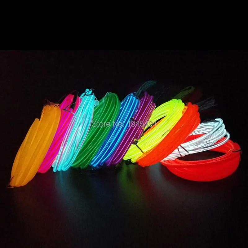 Гибсветильник неоновая Светодиодная лента 5 0 мм 10 цветов на выбор|led strip|el wire ledneon