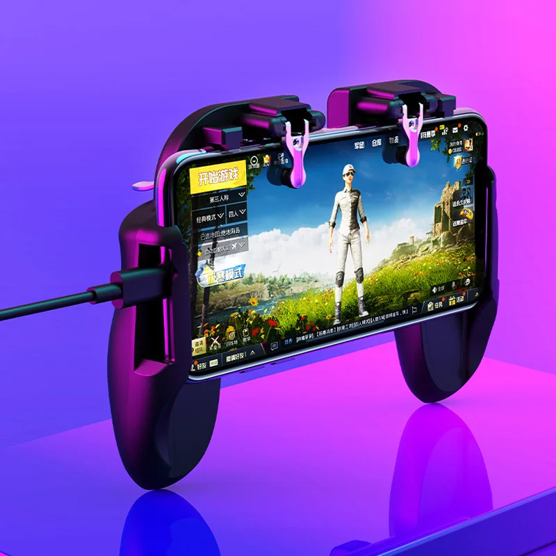 Сотовый кулер для телефона мобильного контроллер PUBG предметы вызвать цель огонь L1 R1 Кнопка для IPhone Android Phone Game с охлаждающим вентилятором