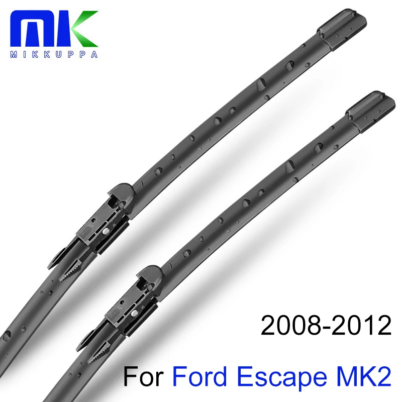 Mikkuppa передние и задние щетки стеклоочистителя для Ford Escape MK2 2008 2009 2010 2011 2012 лобовое стекло натуральный каучук автомобильные аксессуары
