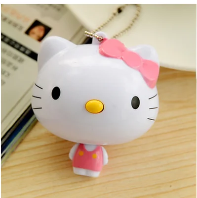 Hello Kitty CarCartoon Автоматическая усадка измерительная лента милый кавайный котик Doraemon кукла мягкая лента Линейка/ткань Диета Портной - Цвет: Hello Kitty