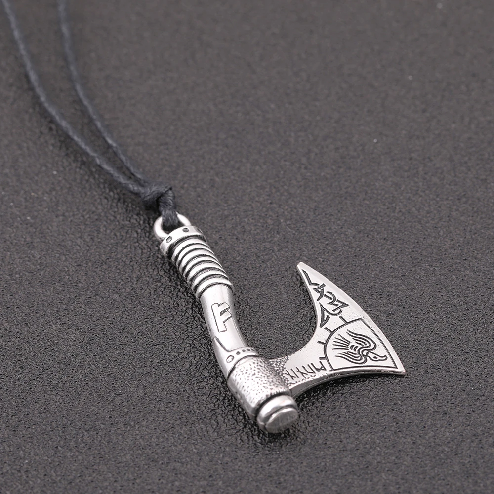 Skyrim топор Perun Скандинавское ожерелье с кулоном викинга Norse 24 руны Ирландский Узел