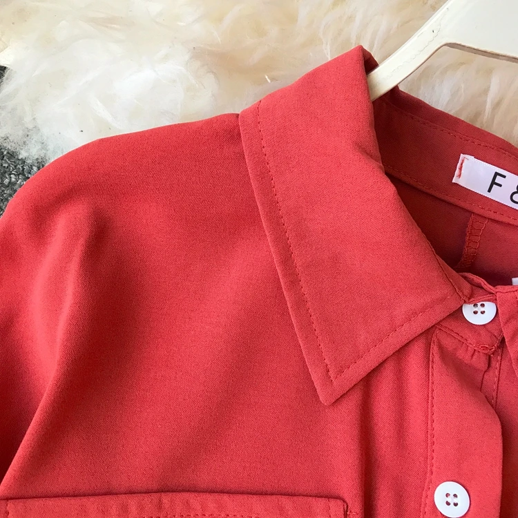 ALPHALMODA, Осенний женский однобортный комбинезон с длинными рукавами, откидной карман, высокая талия, пояс, Женский Повседневный однотонный комбинезон