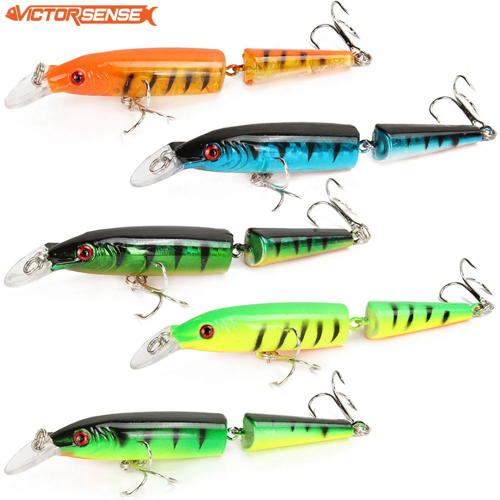 Victorsense рыболовные приманки Minnow 10 5 см 8 9g Crankba двух секций искусственная приманка