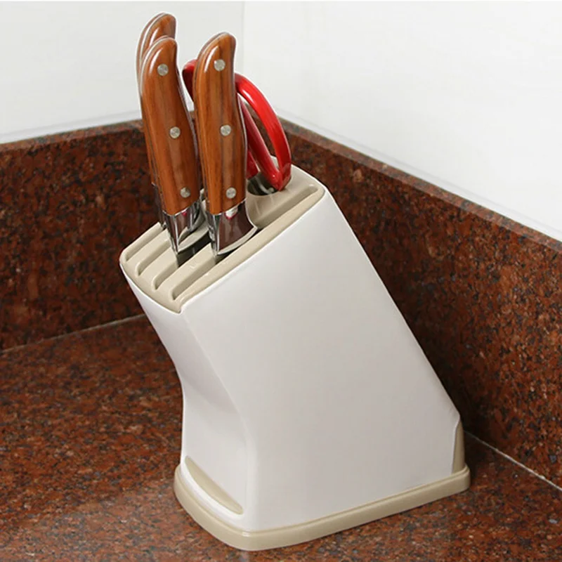 1 шт. пластиковая стойка для хранения многофункциональных ножей|knife block holder|knife