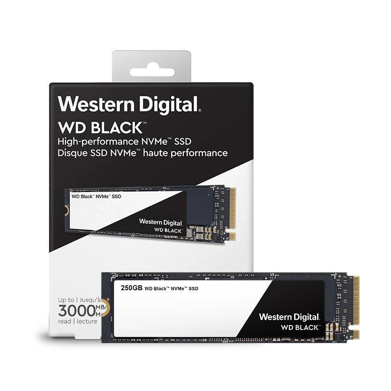 Western Digital BLACK 250GB 500GB 1 ТБ SSD M.2 PCIe Gen3 * 4 M. 2 2280 NVME твердотельный диск для ПК ноутбука