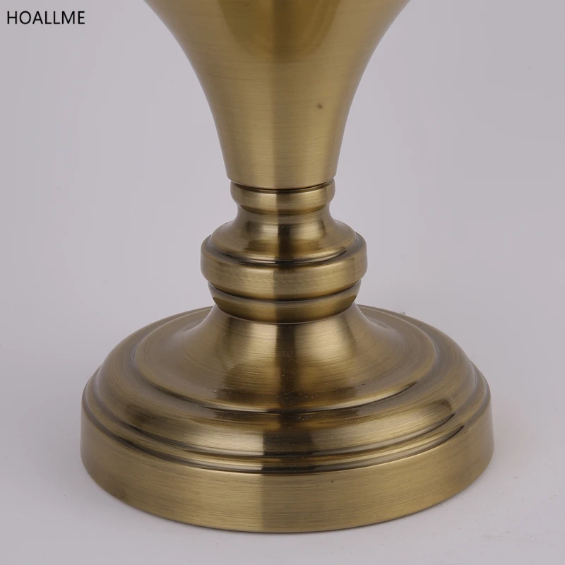 Винтажная настольная лампа бронзового цвета модные настольные лампы для