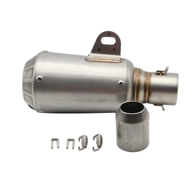 Alconstar Универсальный мотоциклетный доработано для мотокросса akrapovic Yoshimura глушитель CBR125 CB400 CB600 YZF FZ400 Z750 Z1000 - Цвет: A