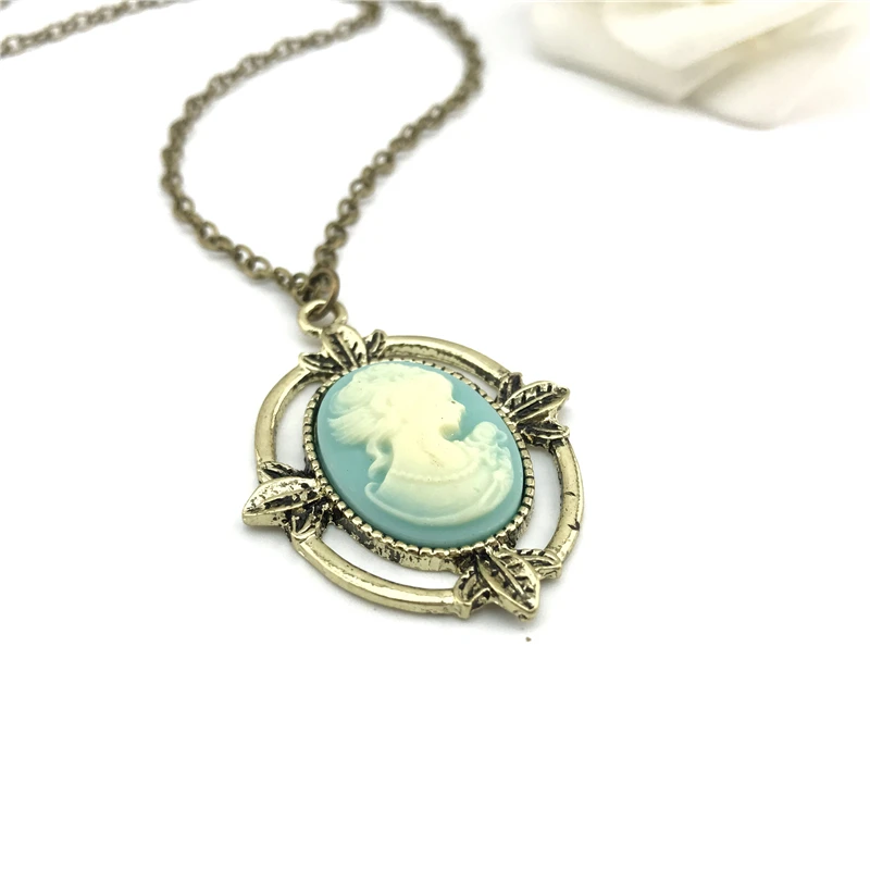 Новое роскошное ожерелье в европейском стиле с бронзовой камеей | Украшения и
