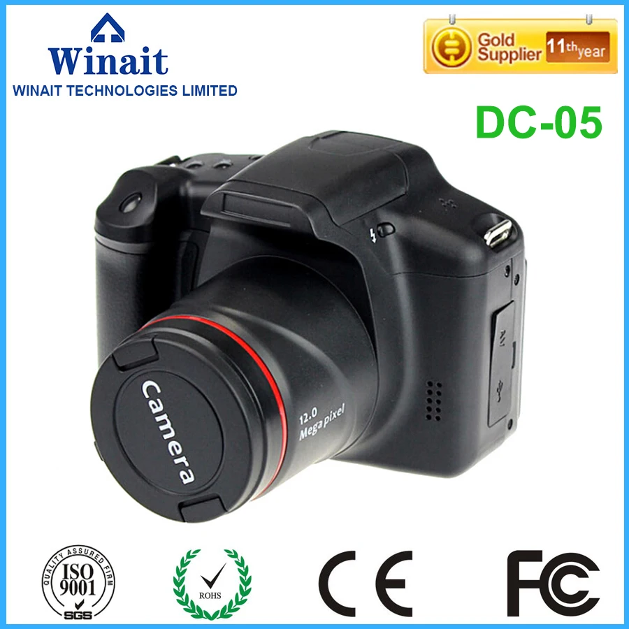 Новинка, 32 ГБ, dslr камера, DC-04, 12 МП, 720 P, Slr камера с 4-кратным цифровым зумом, Высококачественная камера, фото/видеокамера