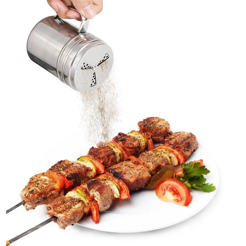 ABFP Нержавеющая сталь перечница солонка набор для приправ Кухня Харб специи