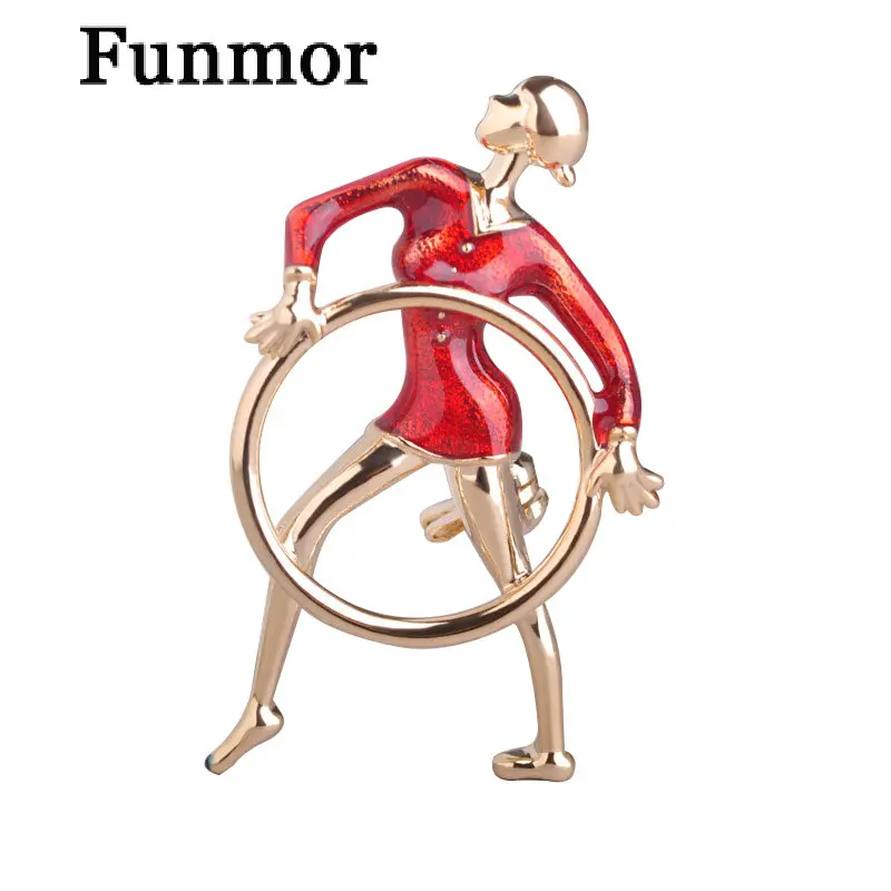 

Funmor Casual Figure Brooch Enamel Pins Women Mujer Cardigans Blouse Sweater Decoration Ornaments Jewelry Daily Accessories Gift