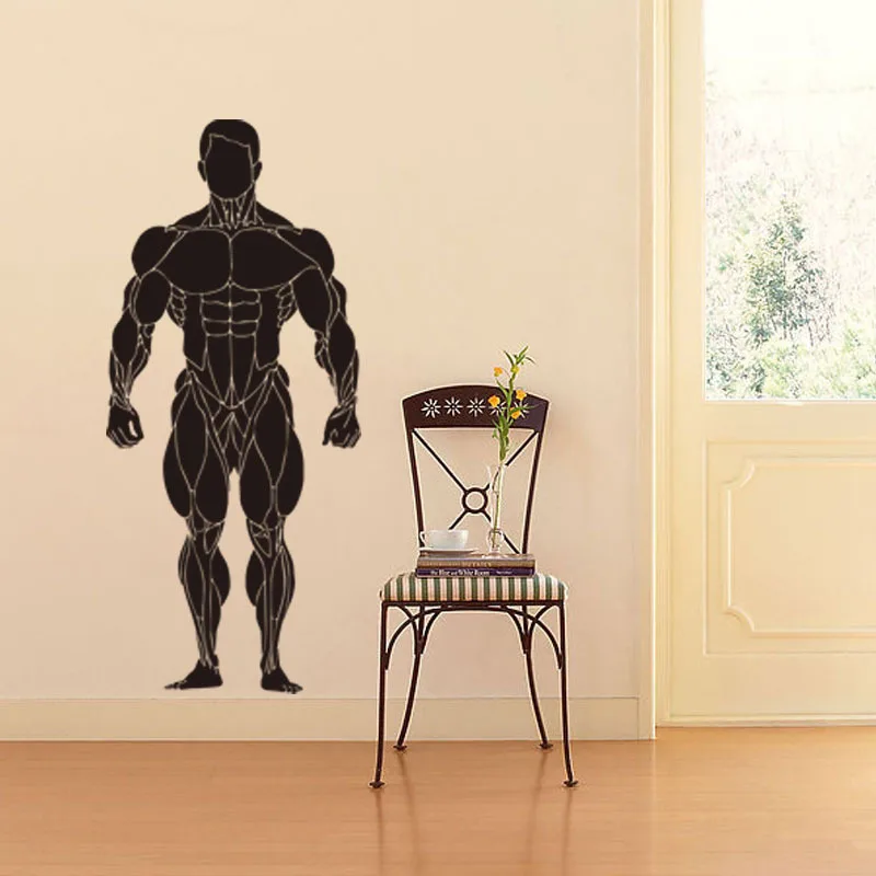 Бодибилдинг тренажерный зал сексуальные мышцы Для мужчин на стены классический