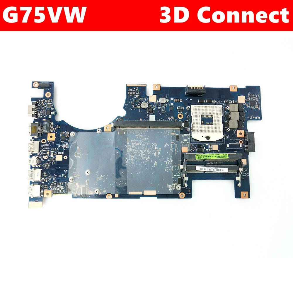 G75VW 3D подключение материнская плата REV 2 4/2. 1 для ASUS G75V ноутбука HM65 60 N2VMB1501 B07 100%