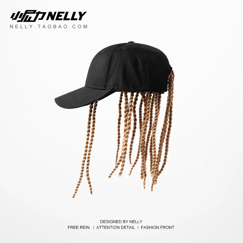 Уток язык шляпа Скорпион хип хоп сплошной цвет мода Modis парик ювелирные изделия