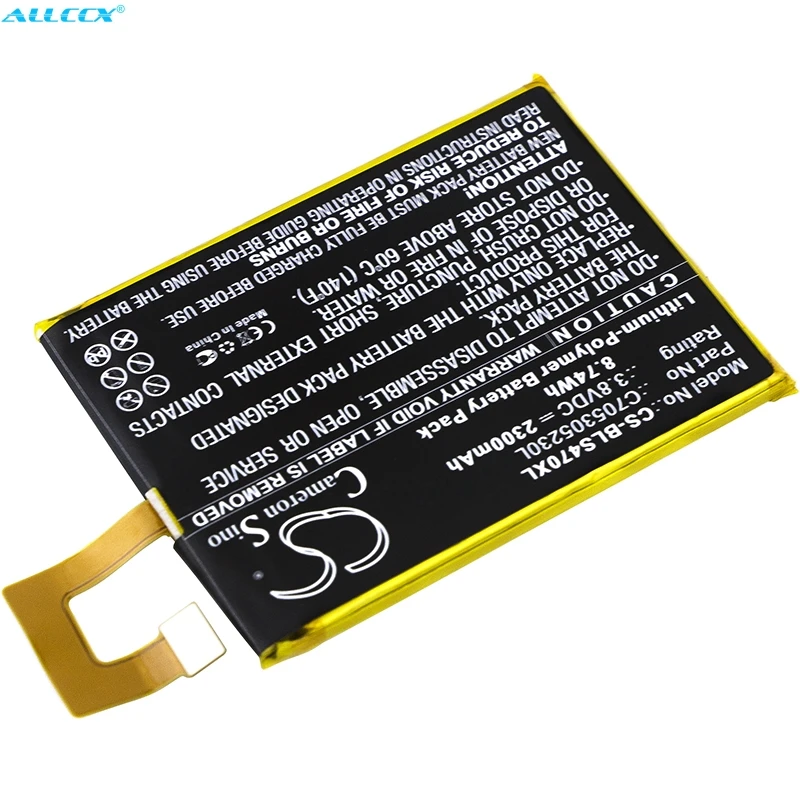 Аккумулятор Cameron Sino 2300 мАч C705305230L для BLU Selfie S470|Аккумуляторы мобильных телефонов| |