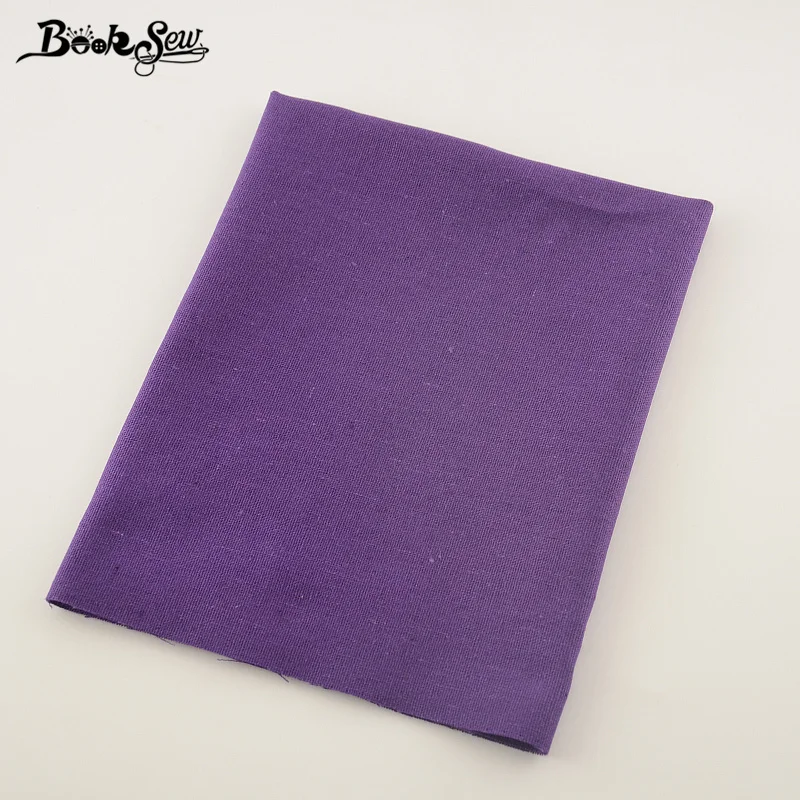 Booksew фиолетовый цвет домашний текстиль хлопковая льняная ткань скатерть подушка