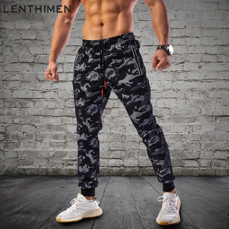 2022 камуфляжные штаны для бега мужские спортивные Леггинсы фитнес-колготки - Фото №1