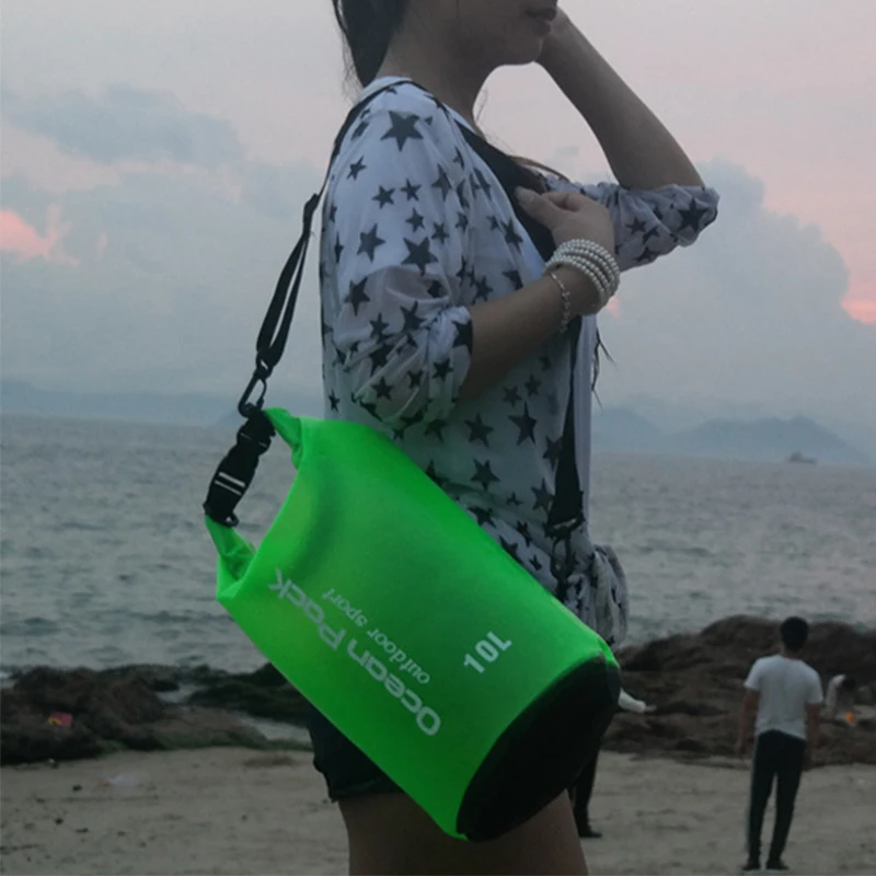 Фдбро Открытый цвета прозрачный ПВХ Водонепроницаемый сухой мешок для хранения