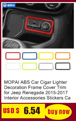 MOPAI ABS автомобильный интерьерный светильник для чтения, декоративный чехол с отделениями для карт, наклейки для Jeep Renegade-, автомобильный стиль
