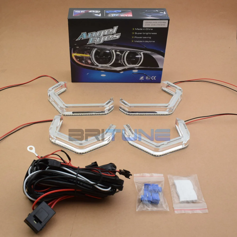 Светодиодные ангельские глазки для BMW E46 F10 F30 F31 E60 E90 E61 F82 M4 M2 F22 F83 Автотюнинг