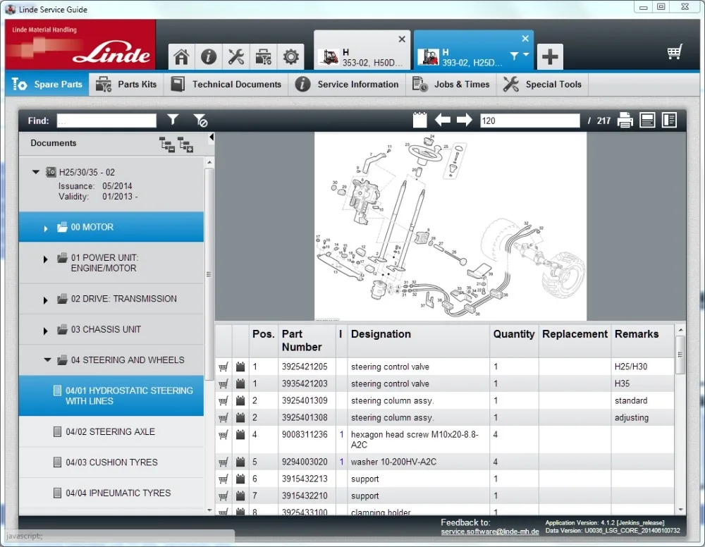 Linde Pathfinder 3.6.11 [1 2020] + тележка 2.01.05 руководство по обслуживанию LSG 5.2.2 не истек срок