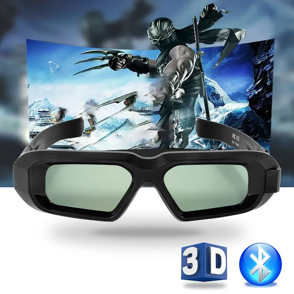 Активные затвор перезаряжаемые 3D очки для ТВ BenQ acer EPSON 3LCD проектор и