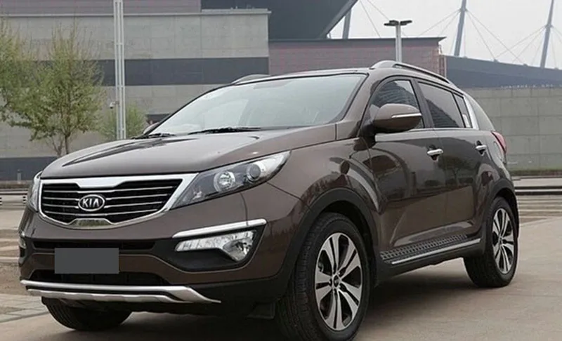 2 шт. защита для переднего и заднего бампера из АБС пластика Sportage R 2011 2012 2013 2014|front
