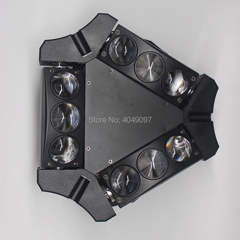 Быстрая доставка Мини LED Луч паук 9x12 Вт RGBW движущаяся головка освещение Паук свет