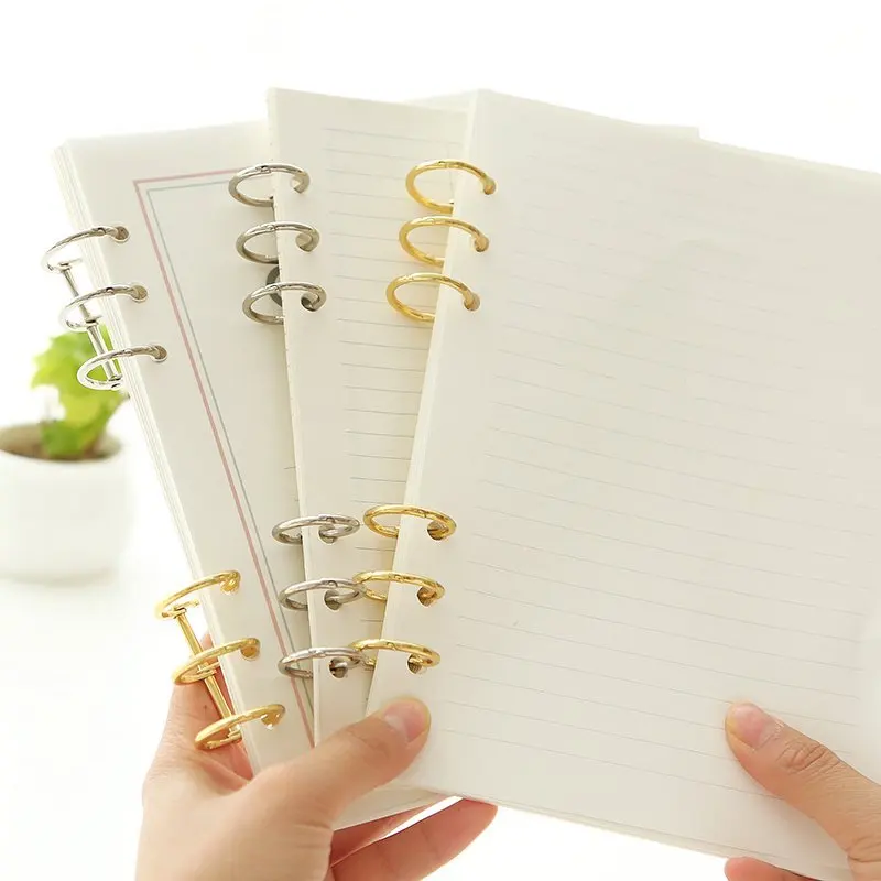 2 шт./лот Переплетное кольцо для книг с металлическим покрытием откидной крышкой