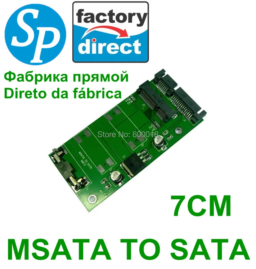 SP 7 см SSD PCIE MSATA SATA конвертер PCI E до 2 5 &quotSATA II HDD адаптер Бесплатная доставка SPPCIE21|msata