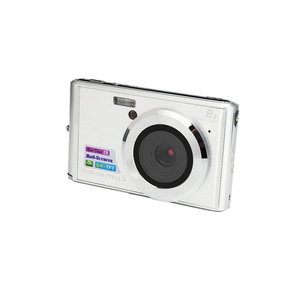 Новая 5.0MP HD экран 2,4 дюймов цифровая селфи камера CMOS Anti-shake1080P с 8-кратным цифровым зумом селфи камера цифровая видеокамера