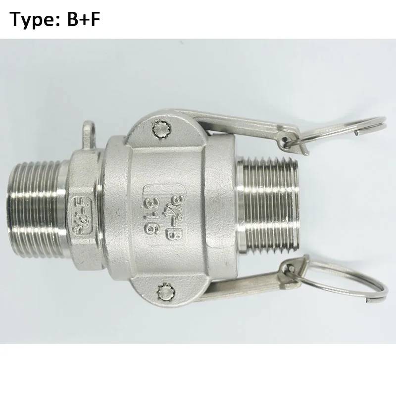 Тип B + F нержавеющая сталь Camlock муфты быстрого соединителя трубы для домашнего