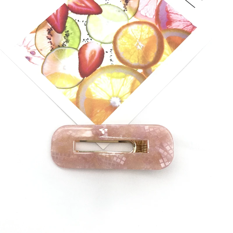 Модные женские Винтажные заколки для волос Леопардовый зажим геометрическая