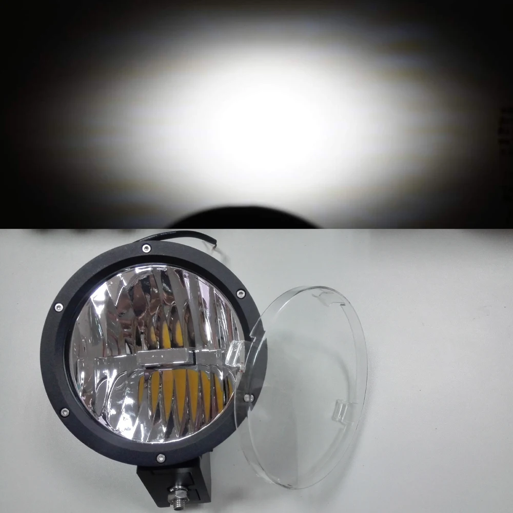 Новые Круглые Прожекторы для внедорожника 4x4 2 шт. 7 дюймов 50 Вт 55 в|Световая