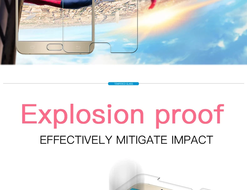 Закаленное Стекло на samsung Galaxy A3 A5 A7 S7 S6 S5 S4 S3 Экран из закаленного стекла с уровнем твердости 9H защитный Стекло