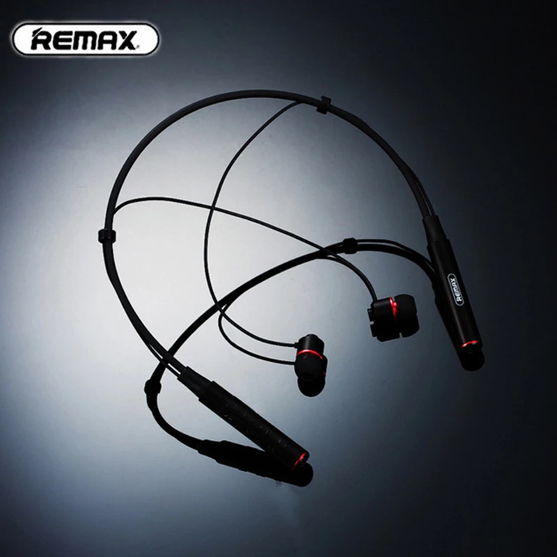 Remax RB-S6, спортивные bluetooth-наушники с шейным ремешком, беспроводные стерео музыкальные наушники Bluetooth V4.1 с микрофоном для iPhone Xiaomi