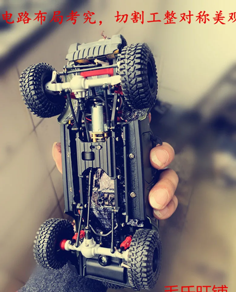 Ручная работа 1:24 RC Гусеничный gk24 альпинистская мофификация автомобиля модифицированная модель автомобиля для Wrangler