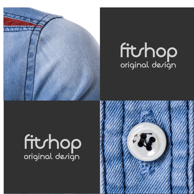 Мужское джинсовое пальто с капюшоном однотонное синее в стиле бойфренда для