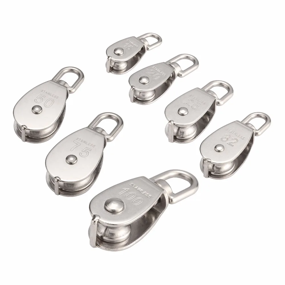 Поворотный шкив M15/M20/M25/M32/M50Wheel сверхпрочный стальной Одноколесный поворотный для
