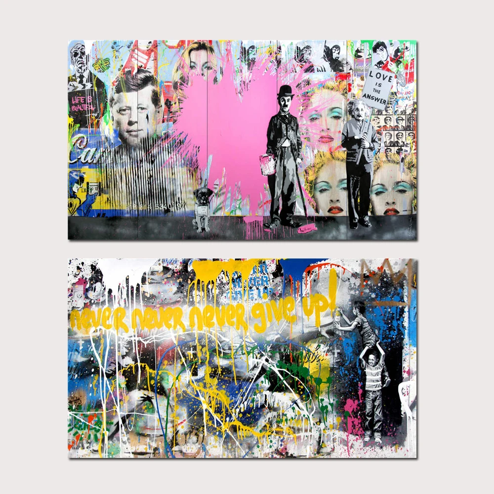 Картина на холсте в стиле граффити | Дом и сад