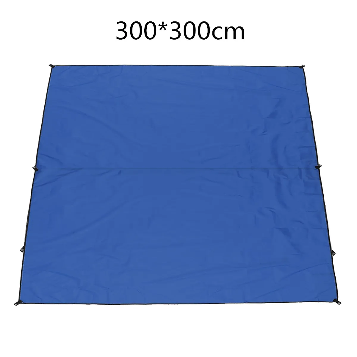 300x300cm Blue Водонепроницаемый тент для пляжа, солнцезащитный козырек, брезент, ультралегкий, УФ, садовый тент, навес, солнцезащитный козырек, для кемпинга, гамак, дождь, муха - Цвет: 300x300cm Blue