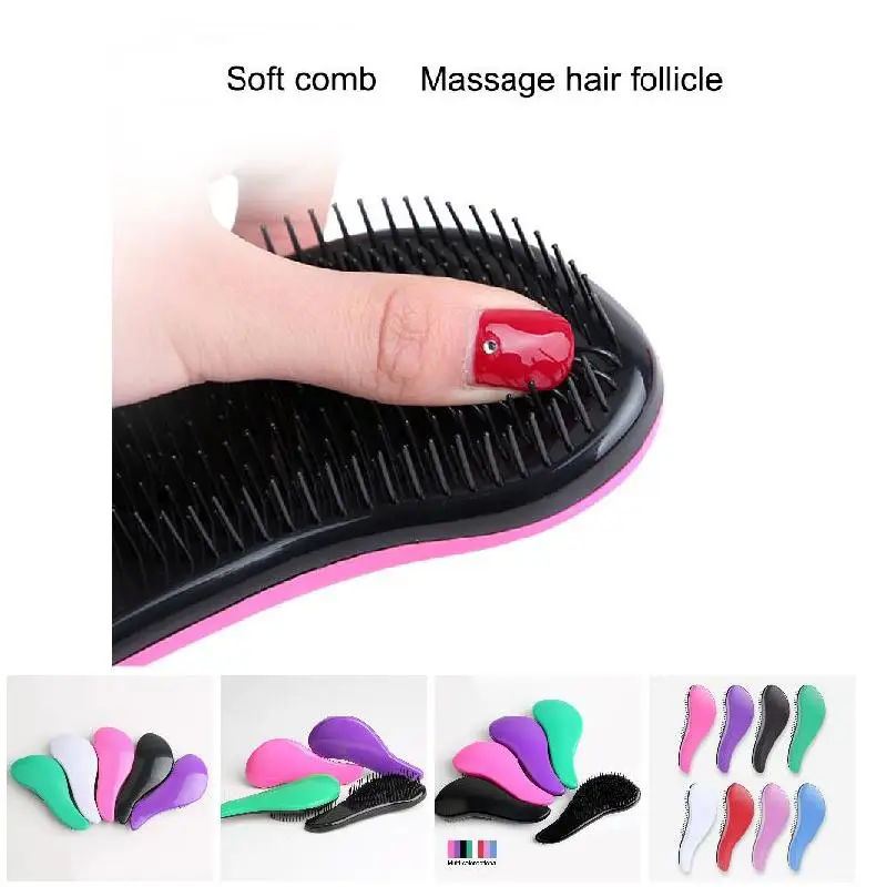 Пластиковые антистатические расчески для укладки кудрявых длинных прямых волос