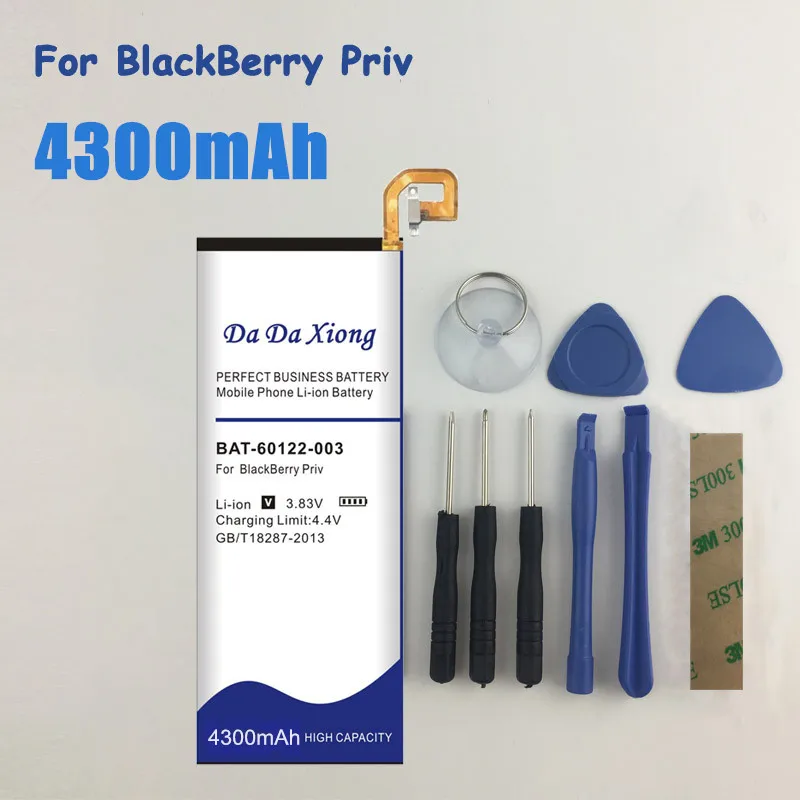 4300mAh BAT 60122 003 мобильный телефон аккумулятор для BlackBerry Priv запасная батарея