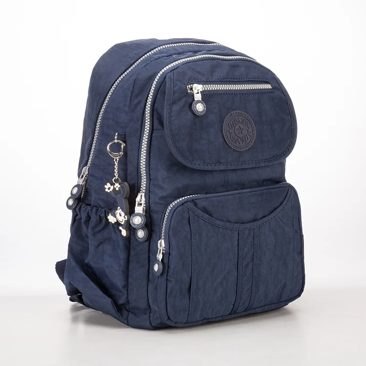 TEGAOTE, школьный рюкзак для девочки-подростка, Mochila Feminina Escolar, женские рюкзаки, сумка, нейлон, Повседневный, Travevl, рюкзак для ноутбука, Femal - Цвет: dark blue
