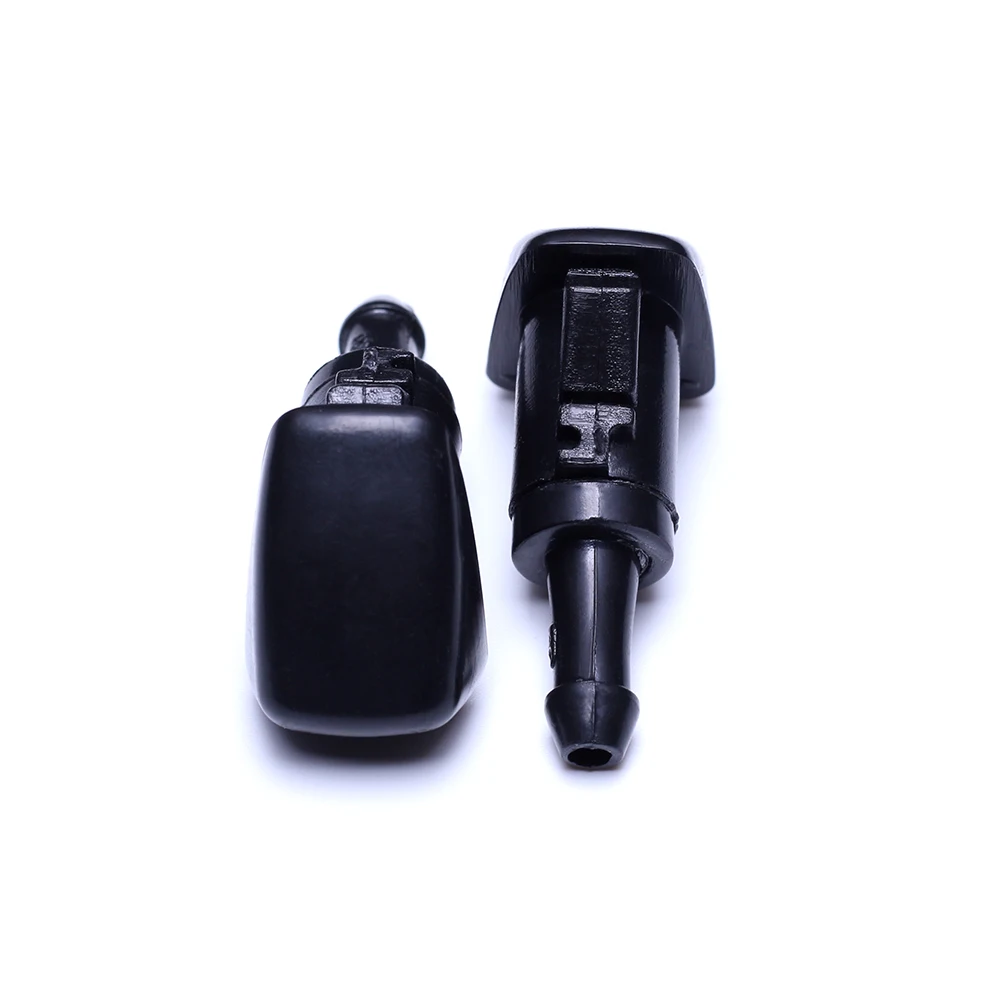 2x Windshield Washer Wiper Jet Water Spray Nozzle For Chrysler 300 for Dodge Charger Ram 2005~2011 2012 2013 2014 2015 Black | Автомобили