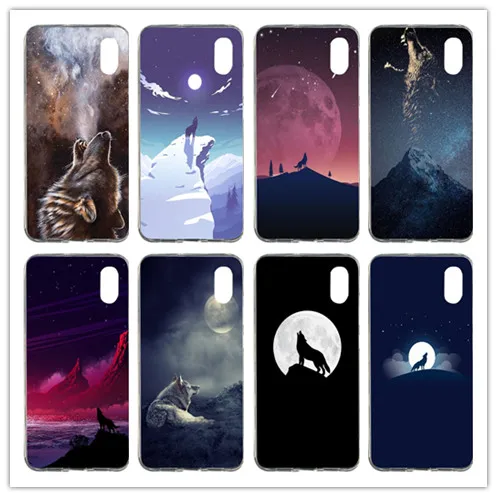 Night Wolf чехол для телефона Xiaomi redmi 4A 4X4 pro 5 5A 6A 6X6 Note 2 3 4X5 6 из мягкой искусственной