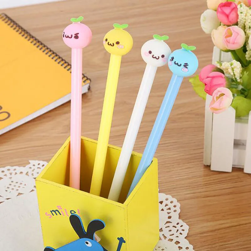 1pc random Гелевая ручка Kawaii креативная Милая Ручка Маленькая углеродная ручка на водной основе различные дополнительные офисные школьные принадлежности канцелярские принадлежности - Цвет: 1pc random