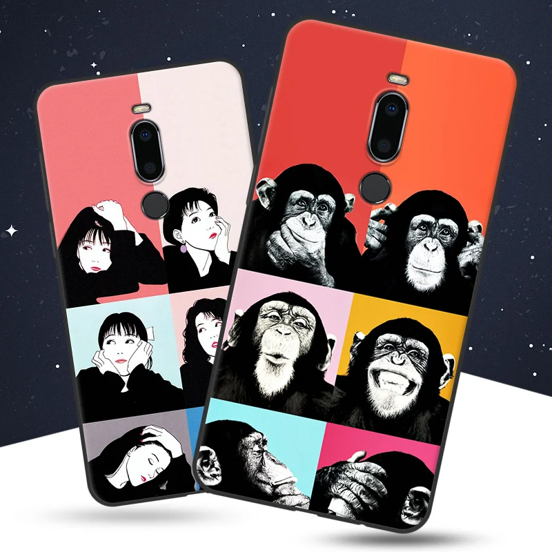 For Meizu V8 Pro/M813Q case PureColor Couples Style painted Soft TPU shell Cellphone back cover |