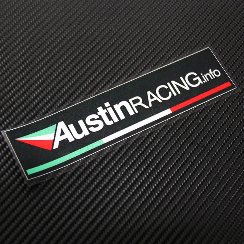 

Hot sell For Austin Racing helmet motorcycle Stickers motorbike Decals Waterproof