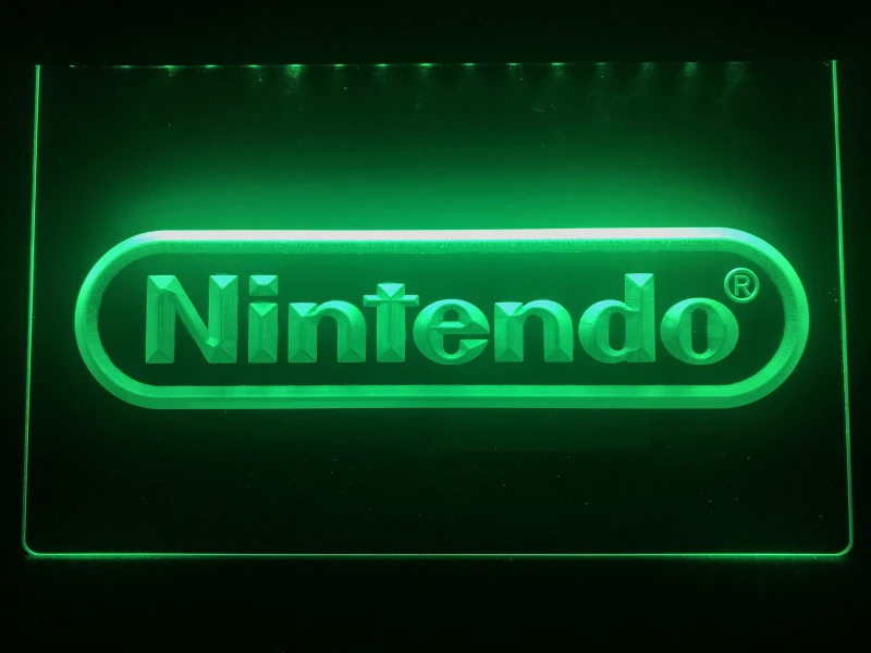 Игровая светодиодная неоновая световая вывеска E021 Nintendo|Таблички и знаки| |